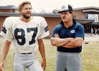 Jeff Bridges y Alex Karras en "Against All Odds"